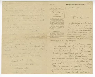 36-03 H Le Brun à A Gide 31 mai 1912 recto