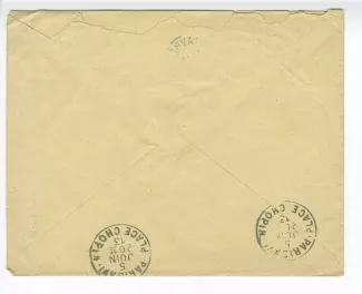 36-03 M Le Brun à A Gide 05 juin 1912 enveloppe verso