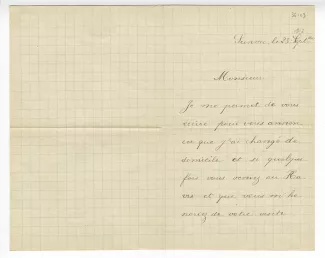 36-03 mère H Le Brun à A Gide 23 sept 1912 recto