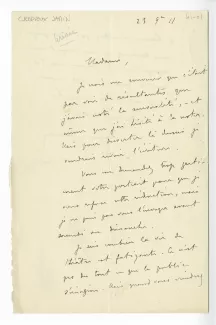 41-01-ac J Crépieux-Jamin à anonyme 23 sept 1911 recto