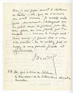 41-01-ag J Denöel à M Van Rysselberghe 15 juin 1956 verso