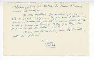 41-01-bi M P Koenig à A Gide 1948 verso