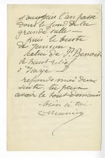 41-01-cg C Meunier à O Maus 1901 verso