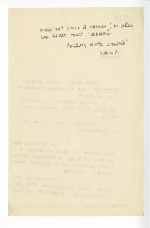 41-01-ct J Paulhan à M Van Rysselberghe mai 1940 verso