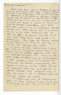 41-01-e P R Bertaux à M Van Rysselberghe 02 nov 1914 recto