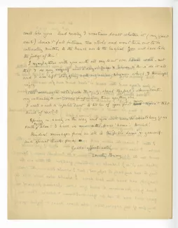 41-01-m D Bussy à É Van Rysselberghe 16 janv 1943 verso