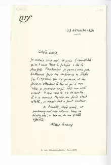 41-01-n AC à MVR 23 nov 1954