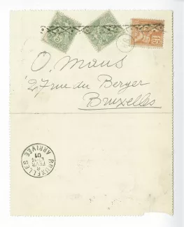 41-01-p AC à OM 05 fév 1901 verso