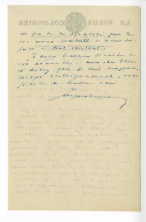 41-01-y J Copeau à Th Van Rysselberghe 22 juil 1924 verso