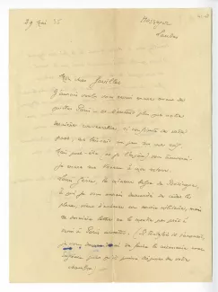 41-08-c A Gide à M Gavillet 29 mai 1935 recto