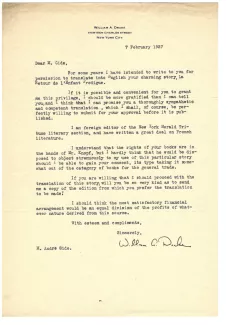 B-13-i -i - Lettre de William Drake à A. Gide 7 février 1927.tiff.webp