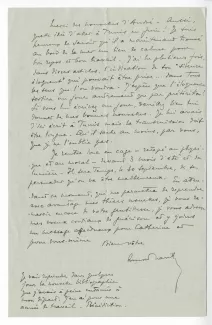 F-03-e A Naville à M Van Rysselberghe 28 juin 1942 verso