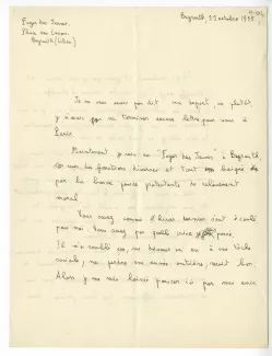 H-04-k J P Trystram à A Gide 11 oct 1935 p1 recto