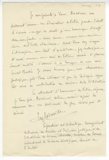 H-05-k J Liouville à A Gide 14 avril 1929 p2