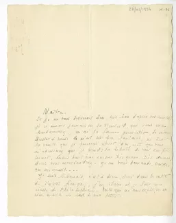 H-06-a R Abdo à A Gide 23 janv 1934 p1 recto