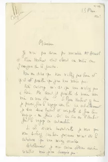 H-06-k J Boyer à A Gide 13 mars 1950 recto