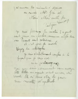H-06-p P J Ducrocq à A Gide 20 sept 1930 p1 verso