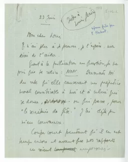 I-04-c-2 P Herbart à L Gérin 23 juin 1937