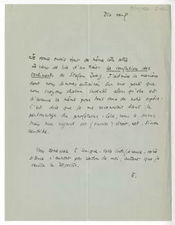I-05-a-23 É Dana à A Gide 19 oct 1932