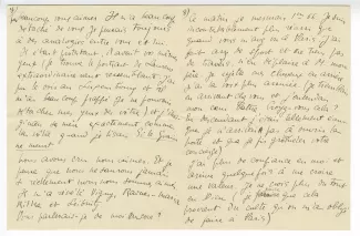 I-05-a-3 É Dana à A Gide 26 avril 1930 p2 verso