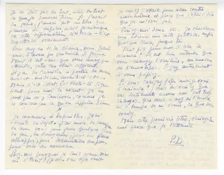 I-05-a-8 É Dana à A Gide 25 nov 1930 verso