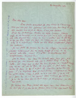 I-05-a-9 É Dana à A Gide 26 nov 1930 p1