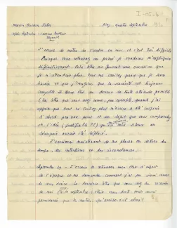 I-05-b-4 É Dana à A Gide 04 sept p1 recto