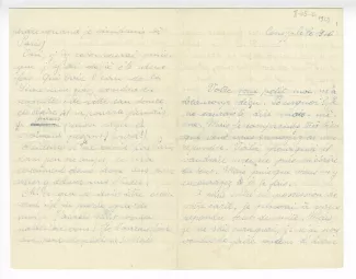 I-05-c-2 A Mordo à A Gide 09 juin 1929 p1 recto