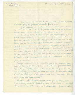 I-05-c-4 A Mordo à A Gide 12 juin 1931 p1 recto