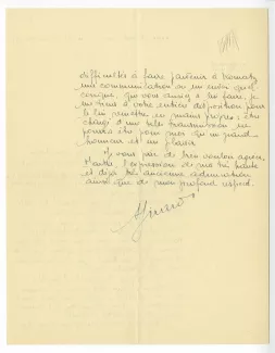 K-02-l L Girard à A Gide 10 oct 1950 verso