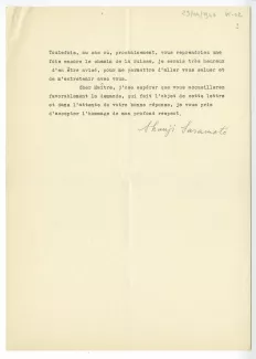 K-02-o S Sasamoto à A Gide 29 avril 1947 p3