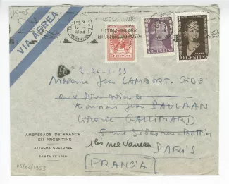 K-05-a J Pénard à C Gide 03 fév 1953 env