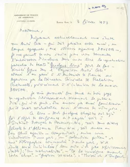 K-05-a J Pénard à C Gide 03 fév 1953 p1