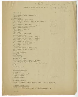 K-05-d J Andrade liste traductions espagnoles A Gide sept 1946 1