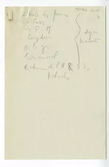 K-05-d J Andrade liste traductions espagnoles A Gide sept 1946 2