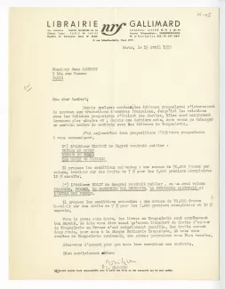 K-05-q D Mascolo à J Lambert 15 avril 1955