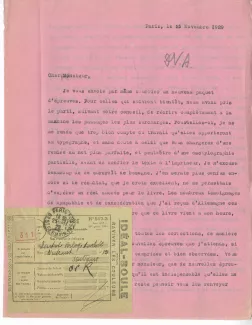 N-06-aa A Gide à G Kilpper 25 nov 1929 p0