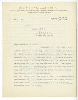 N-06-v G Kilpper à A Gide 14 nov 1929 recto