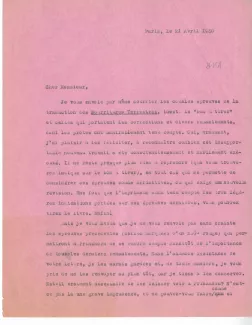 N-08-ac A Gide à G Kilpper 21 avril 1930 p1