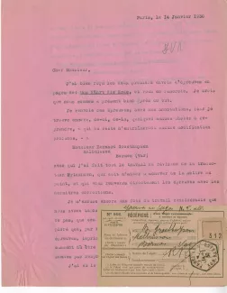 N-08-f A Gide à G Kilpper 14 janv 1930 p0