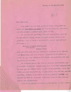 N-08-f A Gide à G Kilpper 14 janv 1930 p1