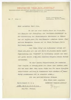 N-10-c G Kilpper à A Gide 20 nov 1930