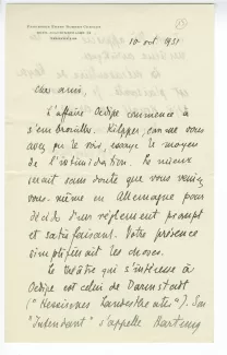 N-11-m EC à AG 10 oct 1931 recto
