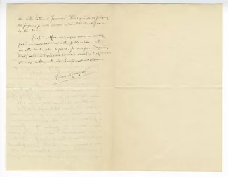 O-06-ak J Mouquet à A Gide 25 mai 1946 verso