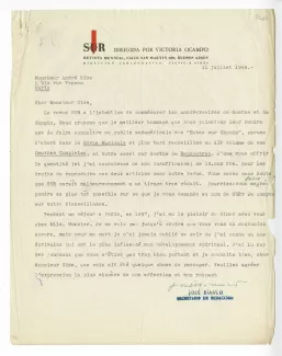 P-08-bl J Bianco à A Gide 11 juil 1949