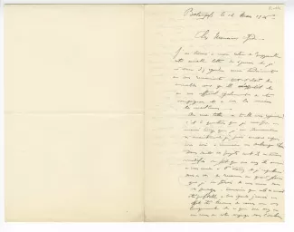R-04-x A Lamblin à A Gide 12 mars 1926 recto
