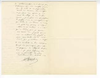 R-04-x A Lamblin à A Gide 12 mars 1926 verso