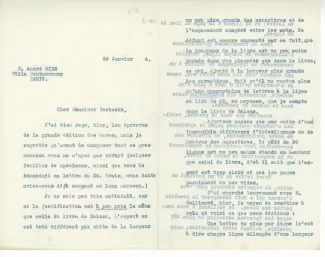 S-01-ac A Gide à E Verbeke 29 janv 1914 p1 recto