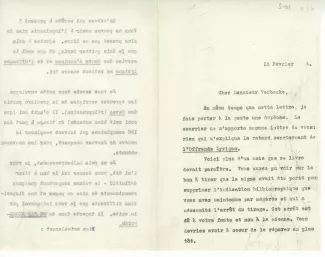 S-01-ak A Gide à E Verbeke 12 fév 1914 recto
