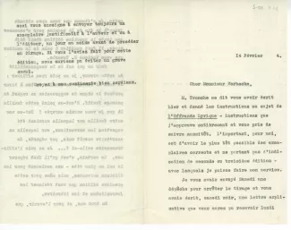 S-01-al A Gide à E Verbeke 14 fév 1914 recto